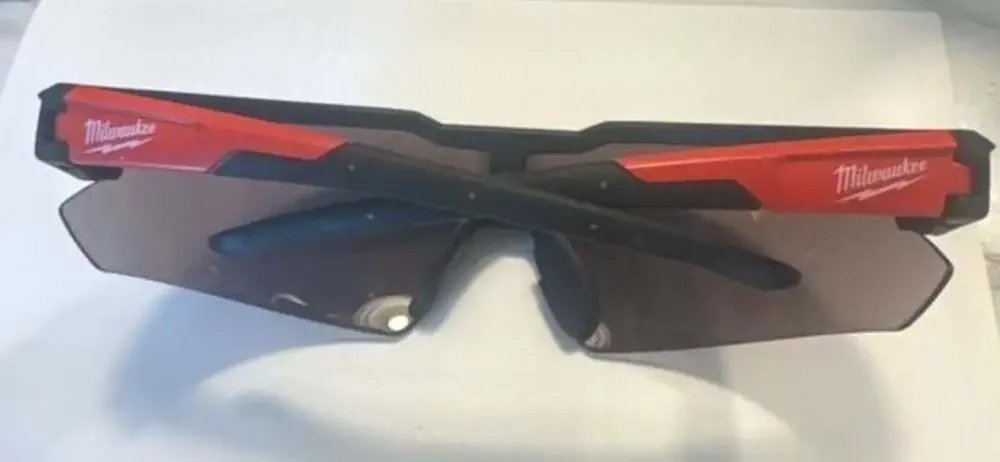Milwaukee Tinted Performance Safety Glasses with Anti-Scratch Lenses